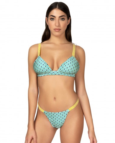 Me Fui Costume Mare Donna X P Ee Bikini Triangolo Sport Brasil