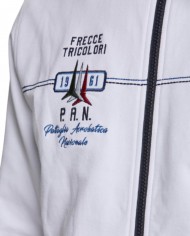 AERONAUTICA MILITARE Felpa Uomo FE1677 P EE in Cotone con Zip Frecc