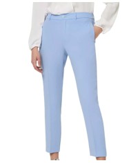 LIU JO Pantaloni Donna P-ES Elegante Slim Zip Blu Indaco Nuovo 6392