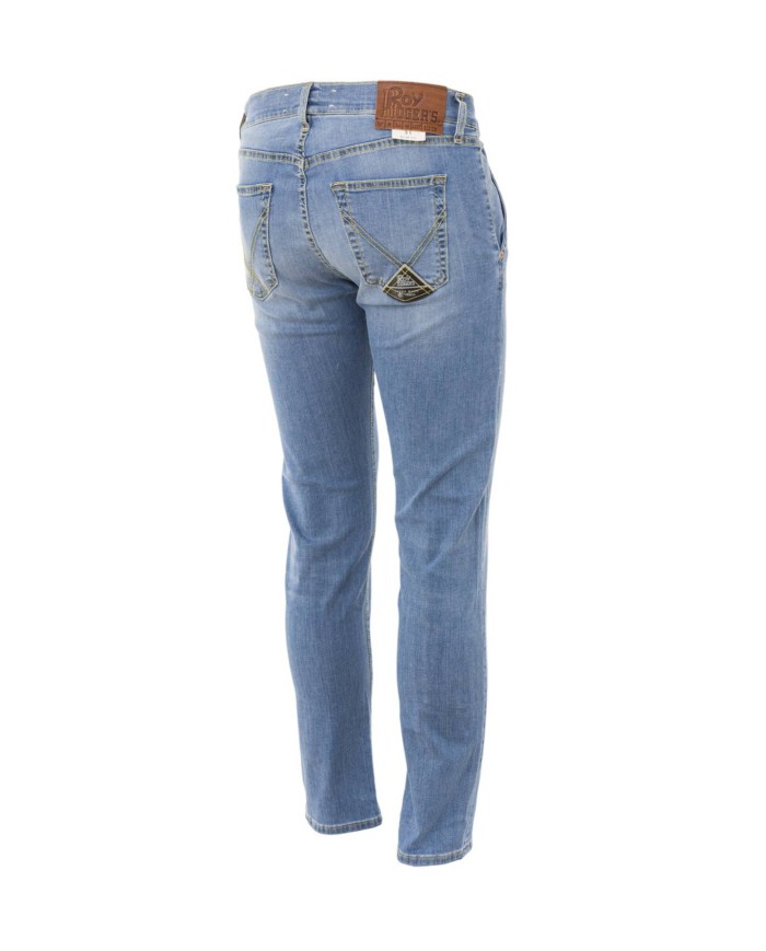 Jeans con hot sale patch uomo