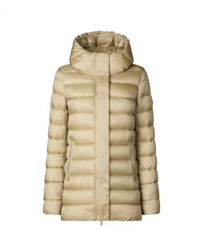 Piumino lungo donna beige best sale